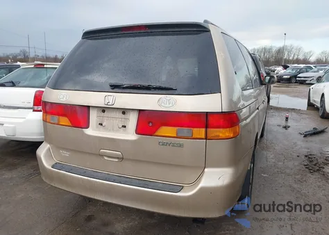 2002 Honda Odyssey Ex-L from USA, damaged, VIN 2HKRL18012H590059